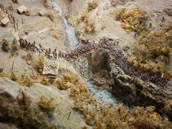 Weltgeschichte im Hochgebirge_Detailansicht Zinnsoldaten