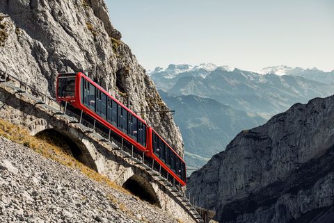 Pilatus Zahnradbahn Viadukt Eselwand