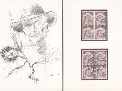 Briefmarke Hans Erni Briefmarke Hans Erni